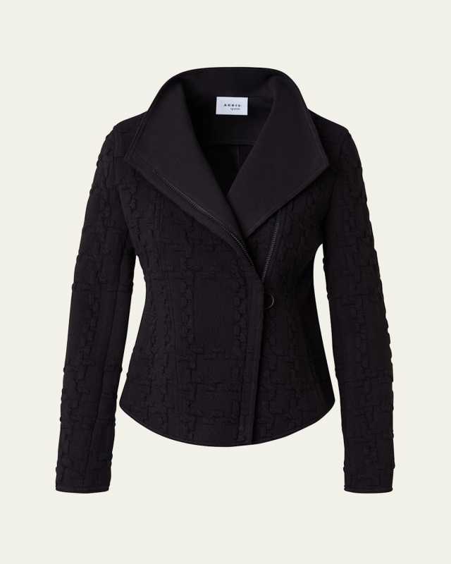 XL Glencheck 3D Jersey Biker Jacket